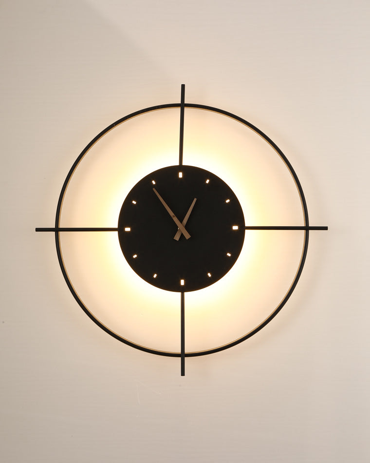 WOMO Wall Clock with Led Light-WM6085