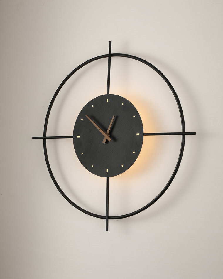 WOMO Wall Clock with Led Light-WM6085