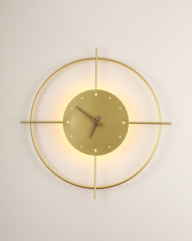 WOMO Wall Clock with Led Light-WM6085