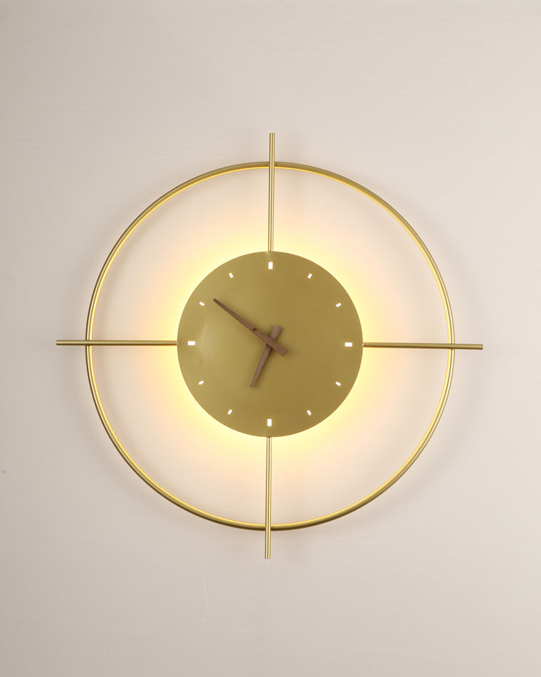 WOMO Wall Clock with Led Light-WM6085