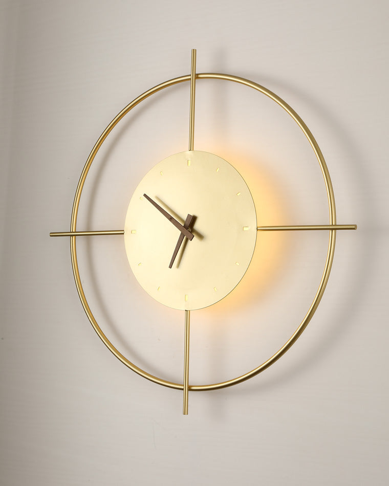 WOMO Wall Clock with Led Light-WM6085