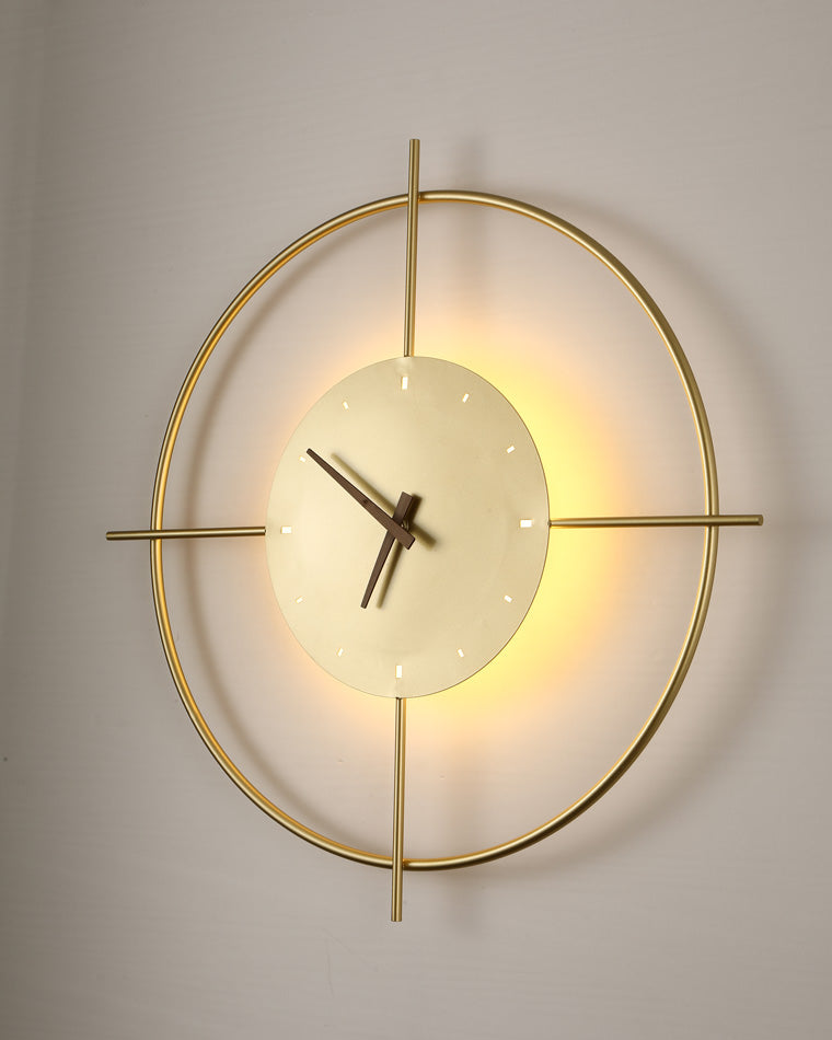 WOMO Wall Clock with Led Light-WM6085