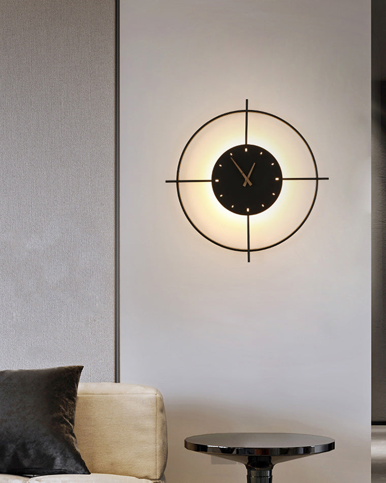 WOMO Wall Clock with Led Light-WM6085