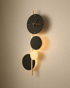 WOMO  Sculptural Wall Clock with Led Light-WM6087