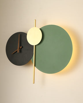 WOMO Sculptural Wall Clock with Led Light-WM6089