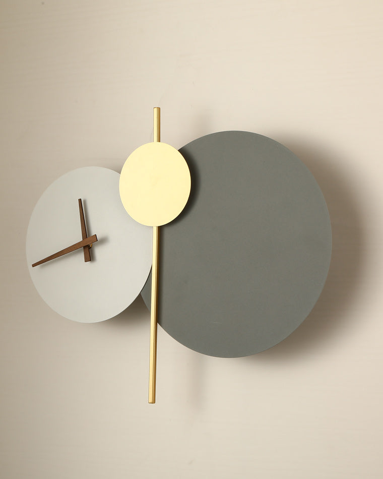 WOMO Sculptural Wall Clock with Led Light-WM6089