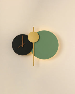 WOMO Sculptural Wall Clock with Led Light-WM6089