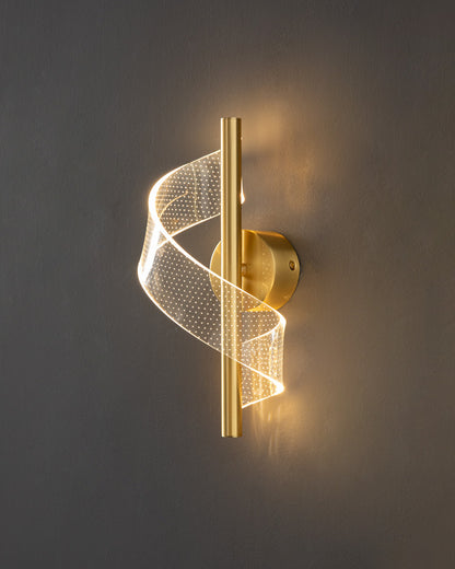 WOMO Ribben Brass Wall Sconce-WM6092