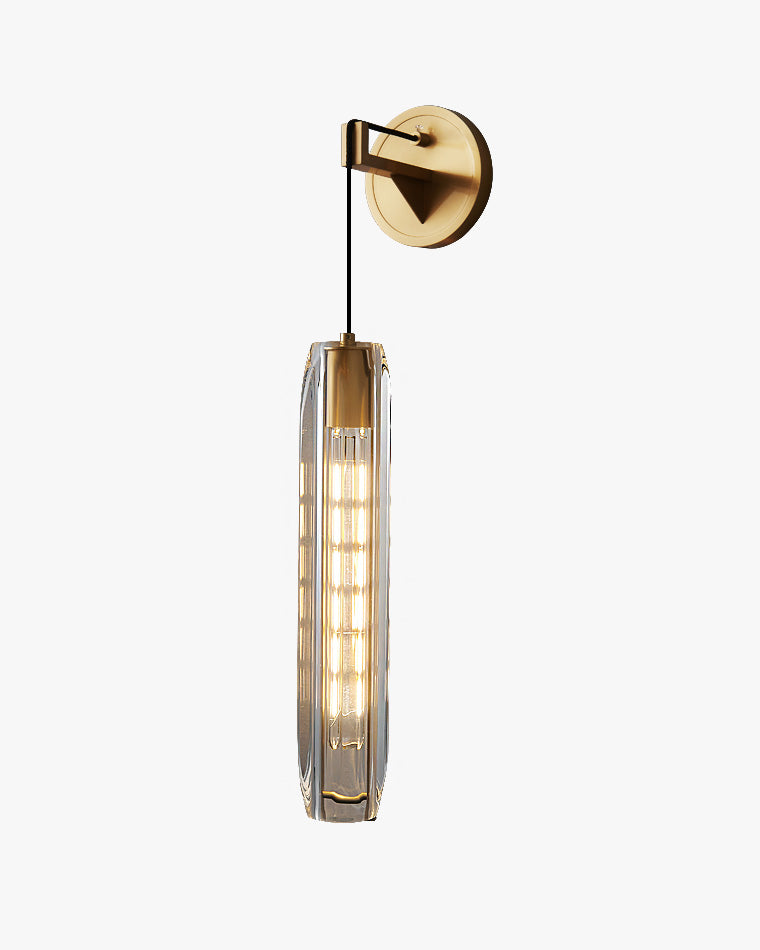 WOMO Hanging Crystal Bar Wall Sconce-WM6094