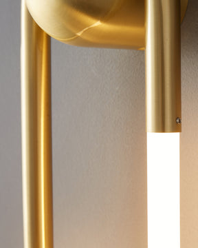 WOMO Dimmble Oval Led Brass Wall Sconce with Remote-WM6097