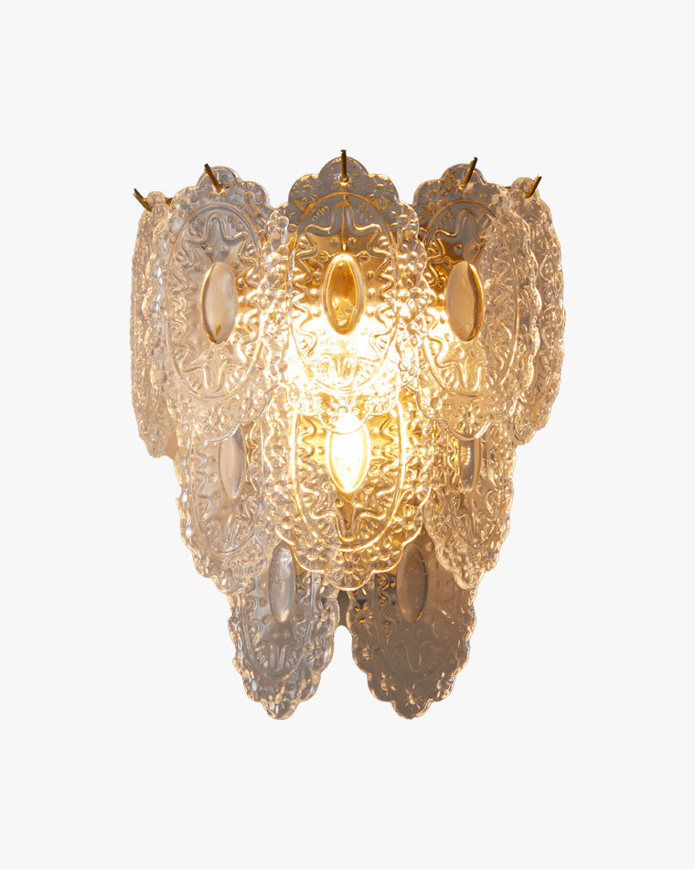 WOMO Leaf Glass Wall Sconce-WM6099