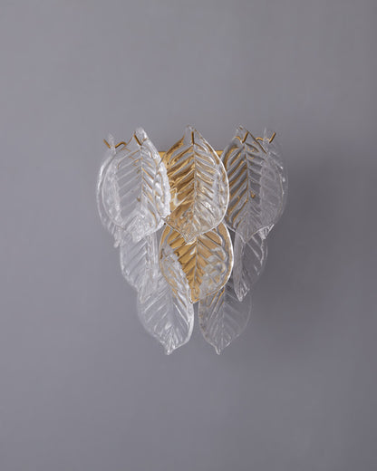 WOMO Leaf Glass Wall Sconce-WM6099