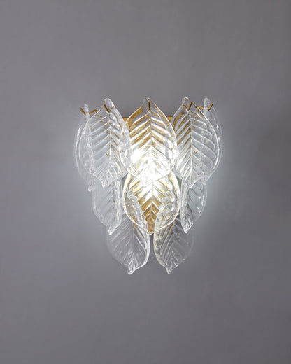 WOMO Leaf Glass Wall Sconce-WM6099