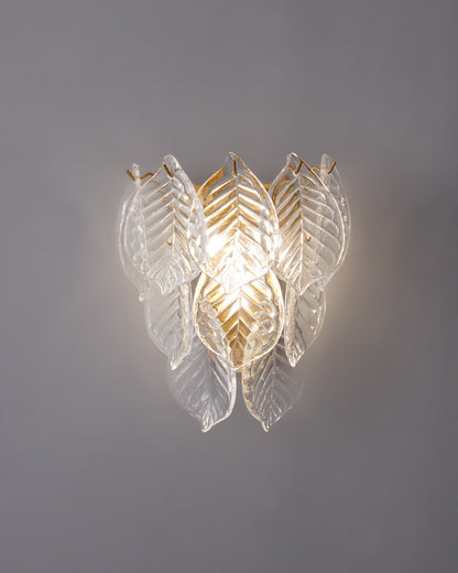 WOMO Leaf Glass Wall Sconce-WM6099