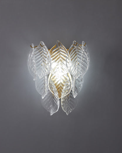 WOMO Leaf Glass Wall Sconce-WM6099