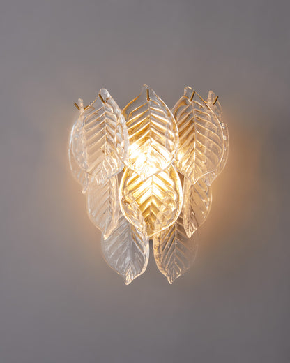 WOMO Leaf Glass Wall Sconce-WM6099