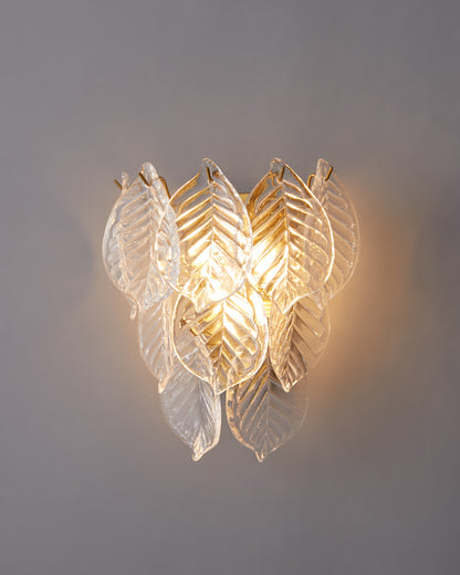 WOMO Leaf Glass Wall Sconce-WM6099