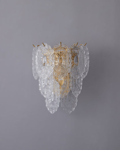 WOMO Leaf Glass Wall Sconce-WM6099