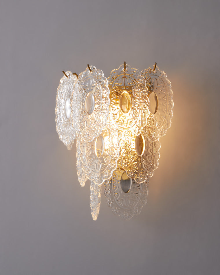 WOMO Leaf Glass Wall Sconce-WM6099