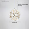 WOMO Starry Globe Chandelier-WM2091 thumbnail