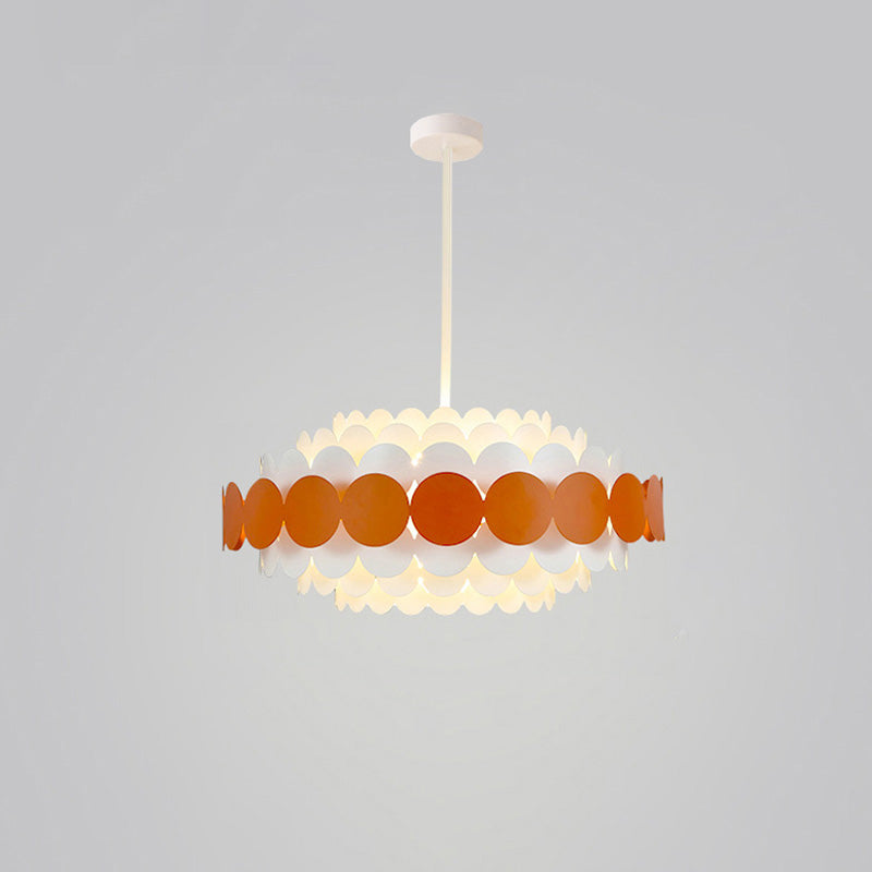 WOMO Scandi Scalloped Round Chandelier-WM2140