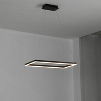 WOMO Tiered Rectangular LED Chandelier-WM2120
