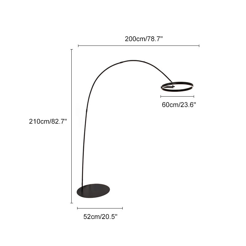 WOMO Circular Arc Floor Lamp-WM7006