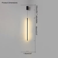 WOMO Single Tube Pendant Light for Bedroom-WM2007