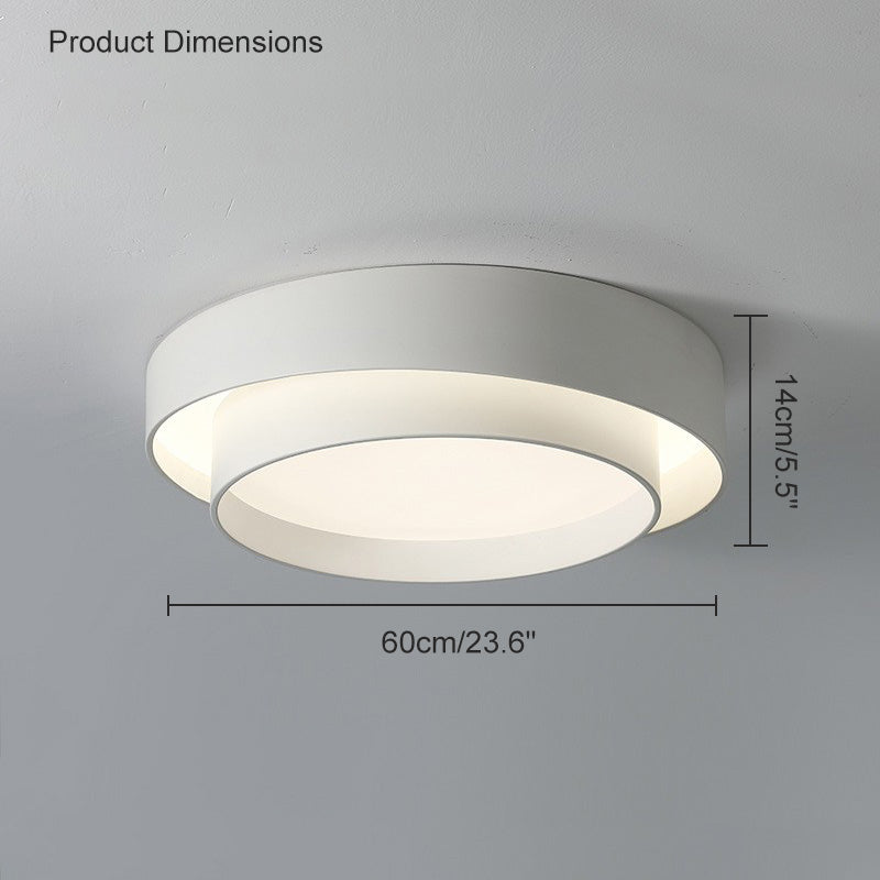 WOMO Asymmetrical Round Flush Mount Ceiling Light-WM1022