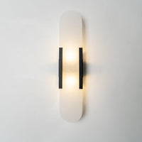 WOMO Oval Alabaster Wall Sconce-WM6107