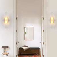 WOMO Oval Alabaster Wall Sconce-WM6107