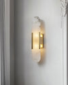 WOMO Oval Alabaster Wall Sconce-WM6107 thumbnail