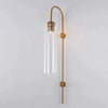 WOMO Colored Glass Cylinder Arched Wall Sconce-WM6109 thumbnail