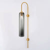 WOMO Colored Glass Cylinder Arched Wall Sconce-WM6109 thumbnail