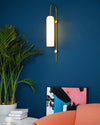 WOMO Colored Glass Cylinder Arched Wall Sconce-WM6109 thumbnail