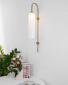 WOMO Colored Glass Cylinder Arched Wall Sconce-WM6109 thumbnail