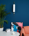 WOMO Colored Glass Cylinder Arched Wall Sconce-WM6109 thumbnail