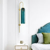 WOMO Colored Glass Cylinder Arched Wall Sconce-WM6109 thumbnail
