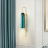 WOMO Colored Glass Cylinder Arched Wall Sconce-WM6109 thumbnail