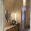 WOMO Colored Glass Cylinder Arched Wall Sconce-WM6109 thumbnail