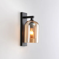WOMO Bell Black Wall Sconce-WM6110