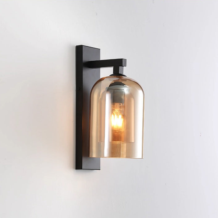 WOMO Bell Black Wall Sconce-WM6110