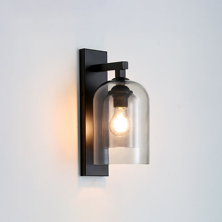 WOMO Bell Black Wall Sconce-WM6110