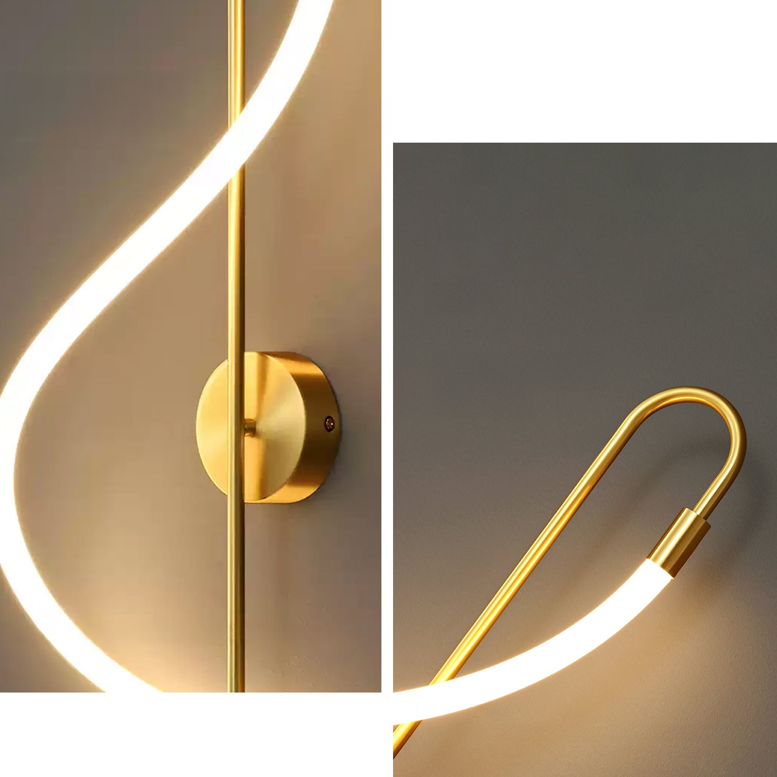 WOMO Art Musical Note LED Wall Sconce-WM6111
