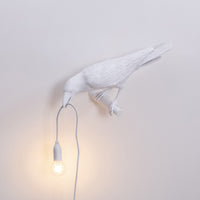 WOMO White/Black Bird Wall Sconce-WM6113
