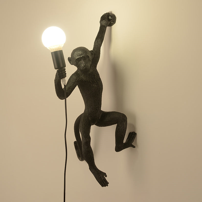 WOMO Hanging Monkey Wall Sconce-WM6114