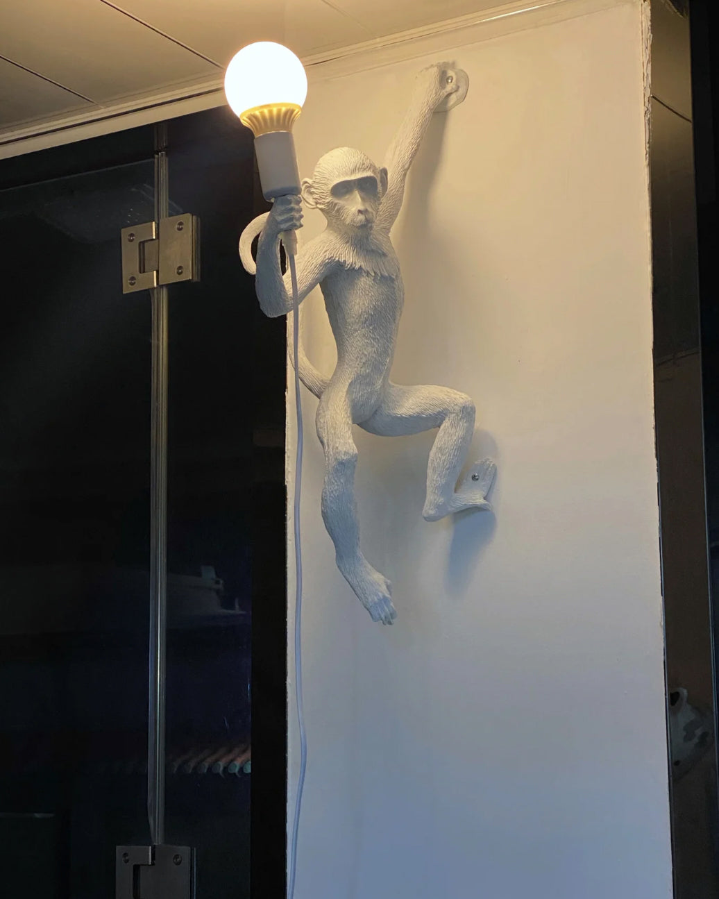 WOMO Hanging Monkey Wall Sconce-WM6114