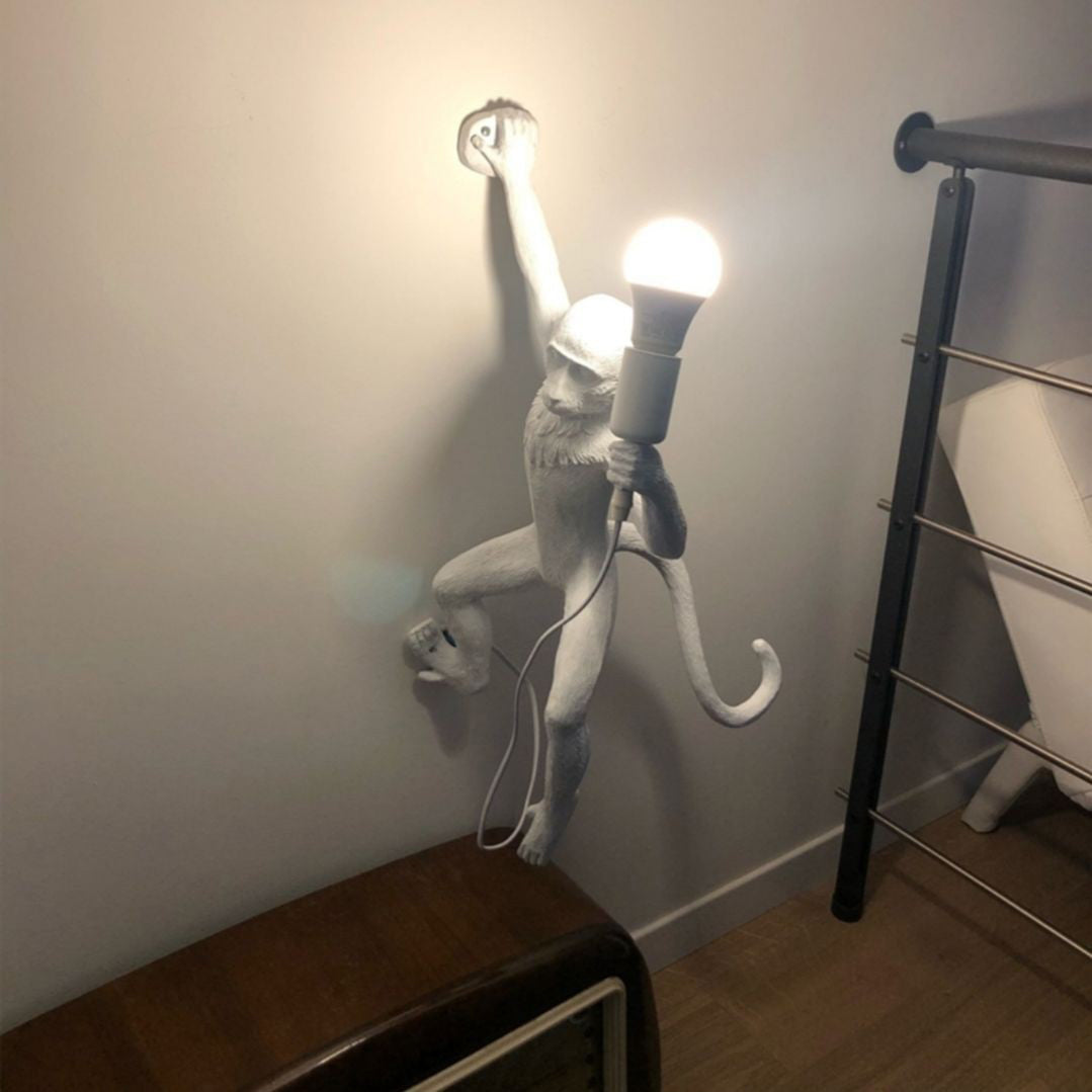 WOMO Hanging Monkey Wall Sconce-WM6114