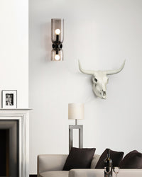 WOMO Hurricane Double Wall Sconce-WM6115