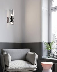 WOMO Hurricane Double Wall Sconce-WM6115